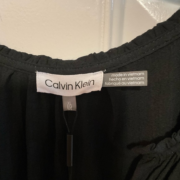 NWT ~ Calvin Klein Blouse Sz. XL - Picture 5 of 6